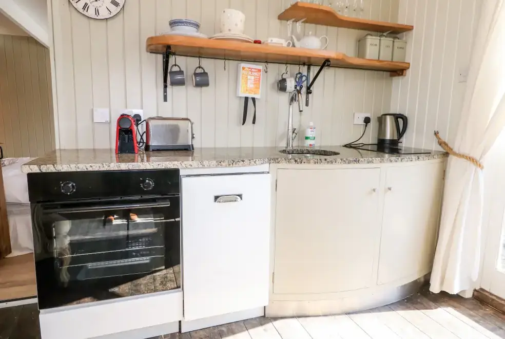 Kitchen/diner at Woodmancote Holiday Lodge