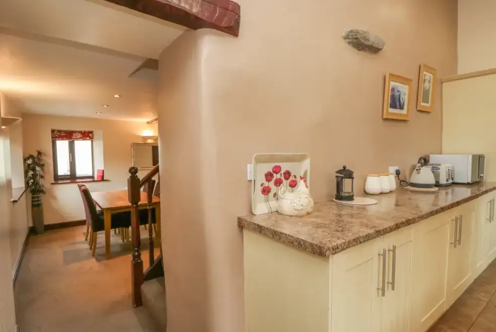 Kitchen/diner at Woodside Barn Family Cottage, Near the Lake District National Park