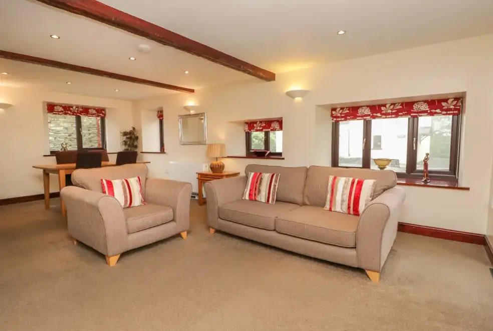 Lounge at Woodside Barn Family Cottage, Near the Lake District National Park