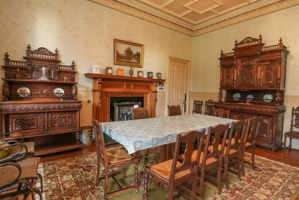 Dining room at Woodside House