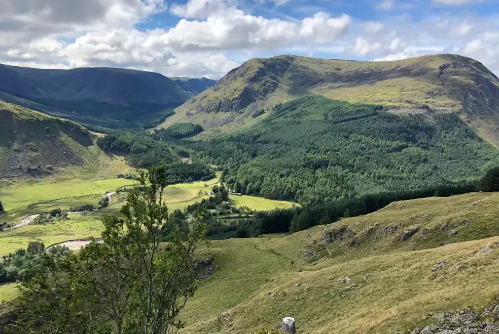 Countryside views at Woodside House