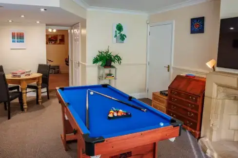 Games Room at Wye Rapids House, Herefordshire