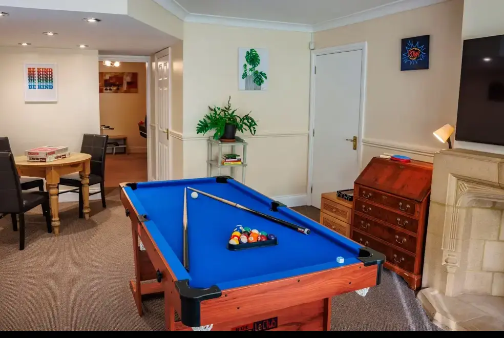 Games Room at Wye Rapids House