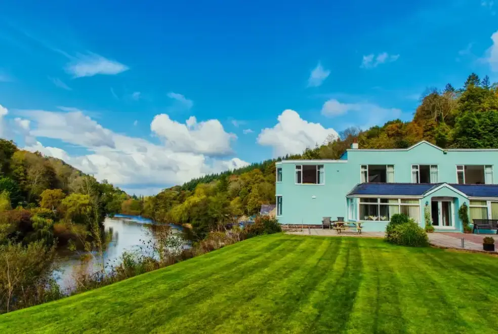 Countryside views at Wye Rapids House