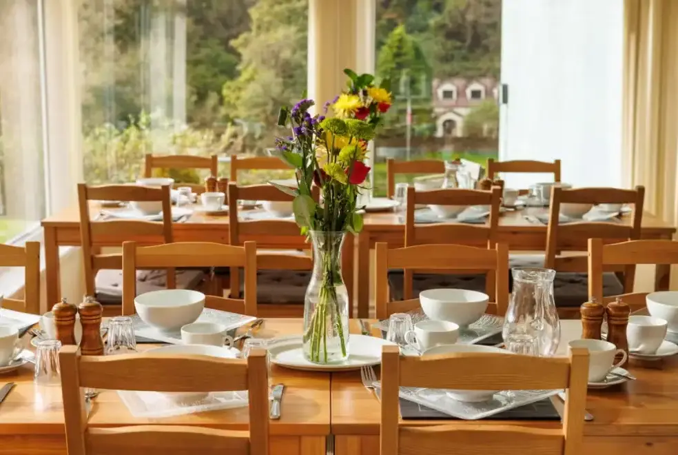 Dining room at Wye Rapids House