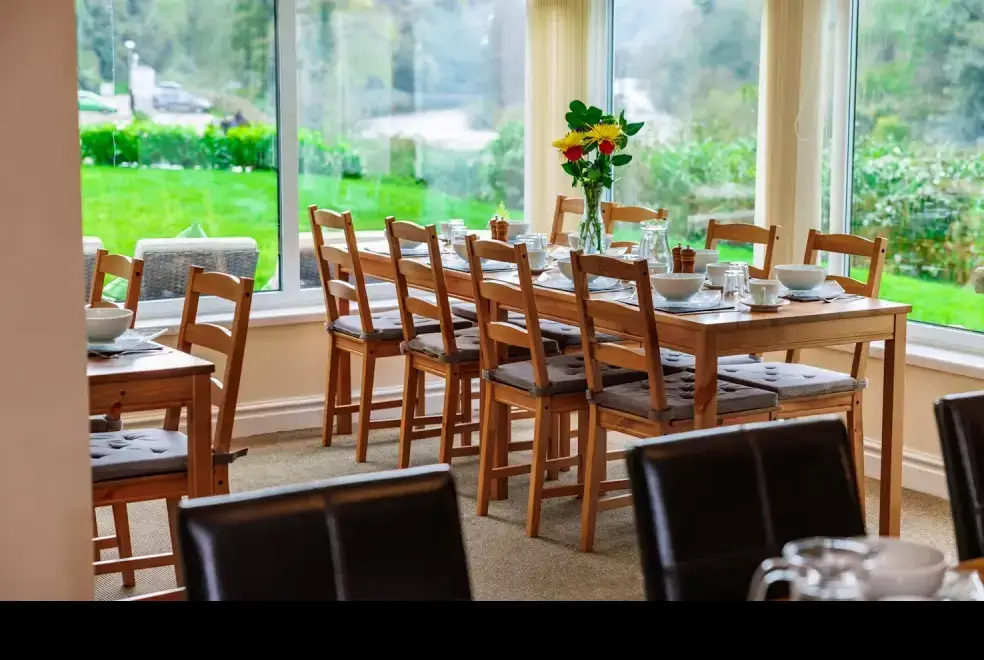 Dining room at Wye Rapids House