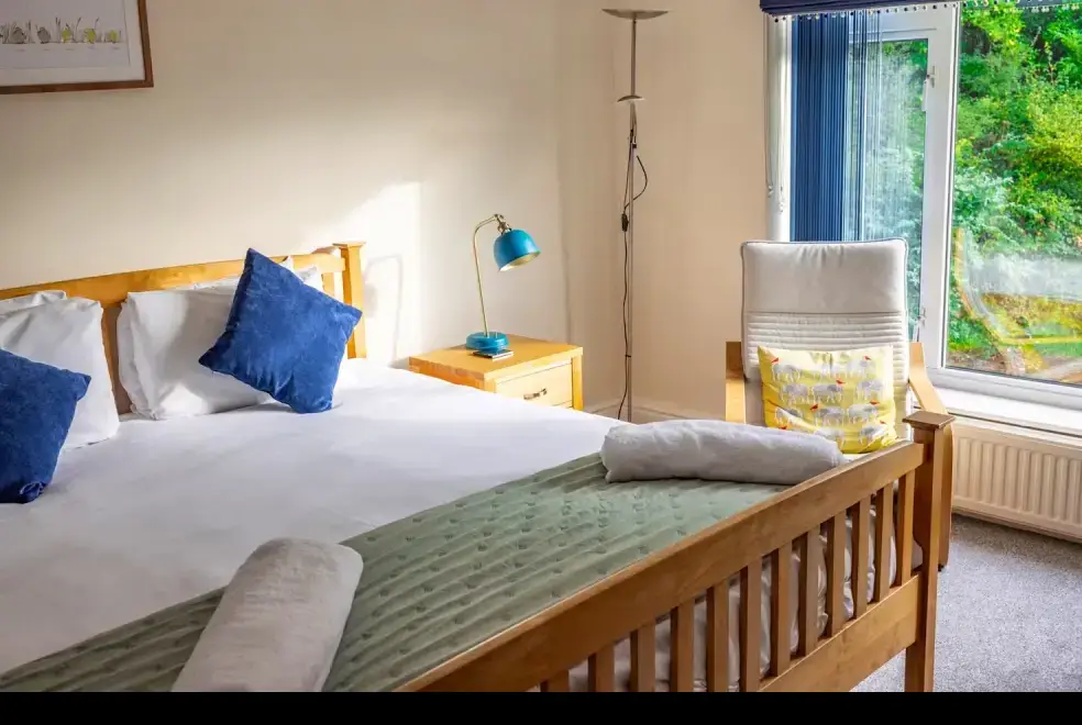 Bedroom at Wye Rapids House