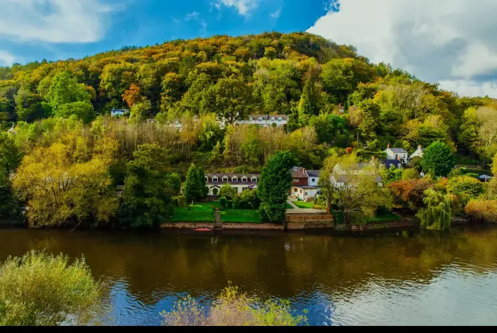 Countryside near Wye Rapids House