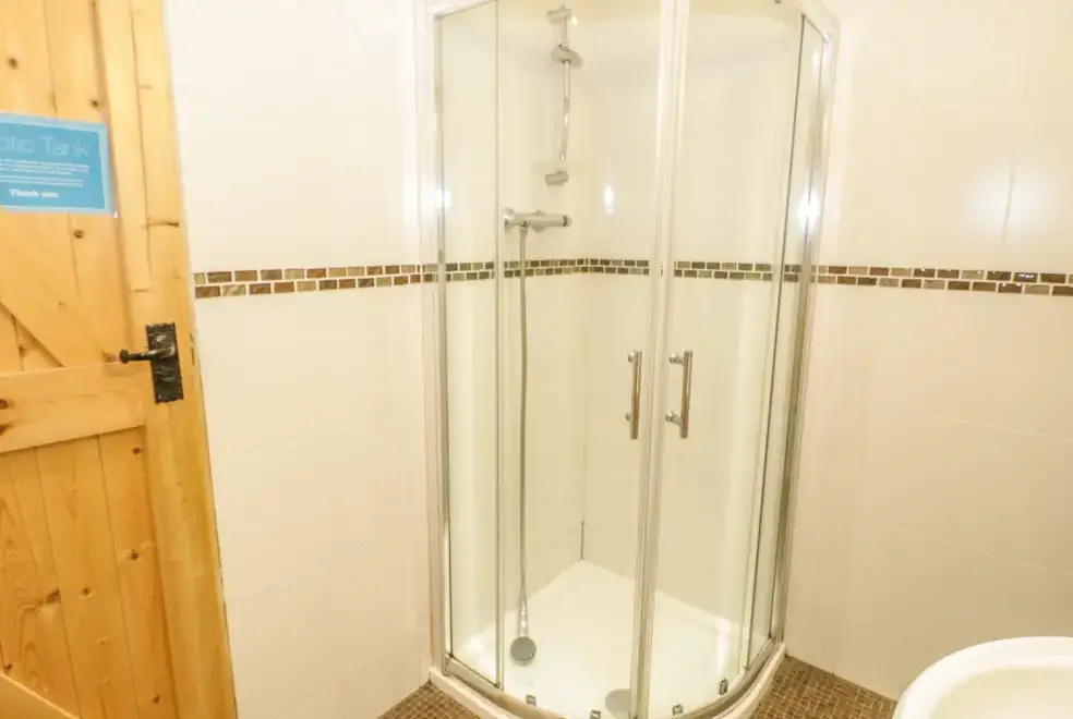 Shower room at Y Caban