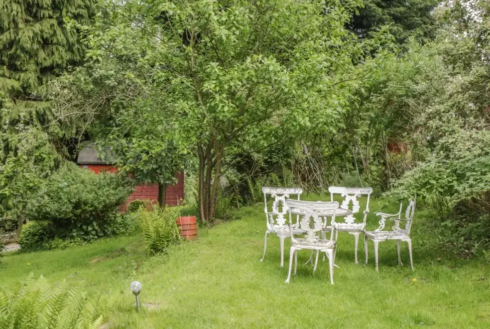 Garden furniture at Y Caban