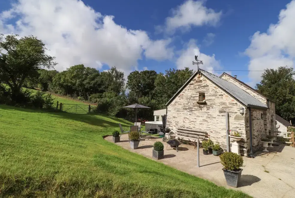 Y Felin at Coed Cadw, from the outside