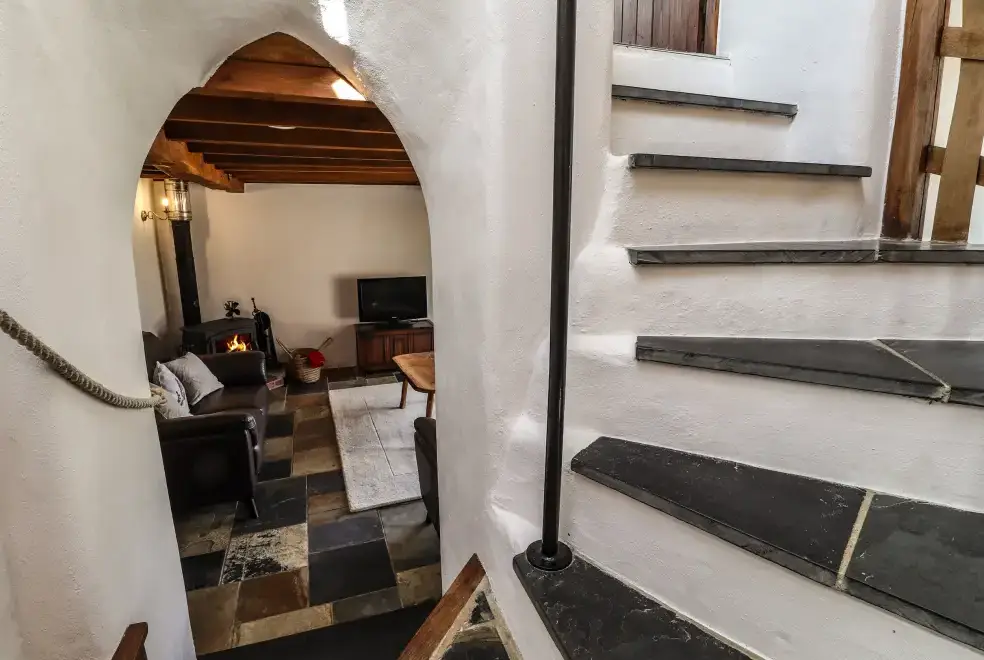 Lounge at Y Felin at Coed Cadw