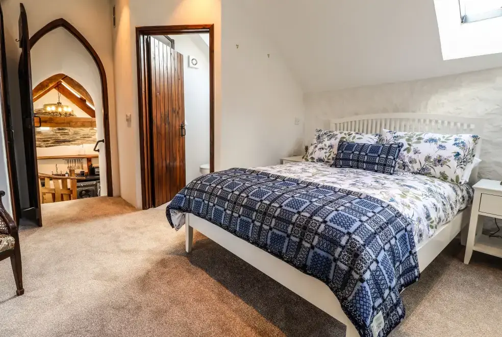 Bedroom at Y Felin at Coed Cadw