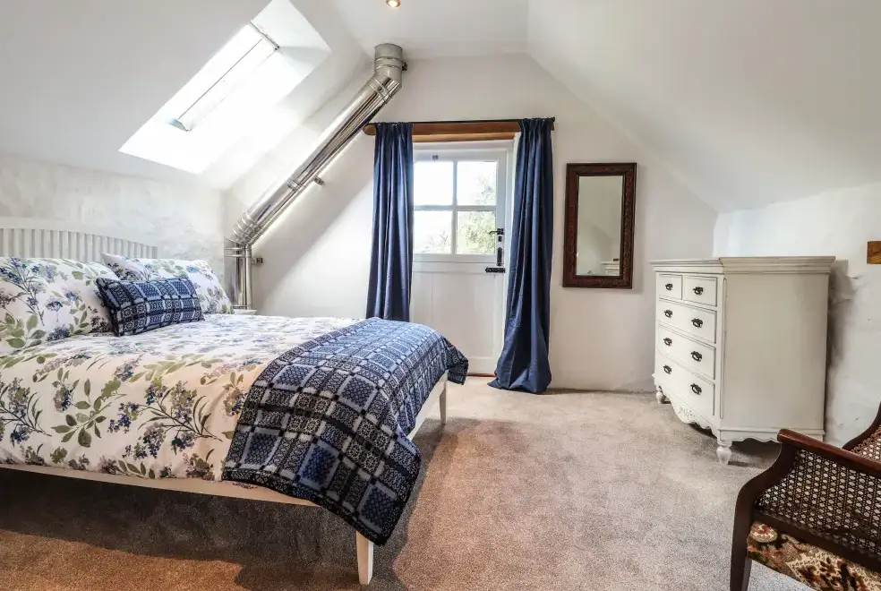 Bedroom at Y Felin at Coed Cadw