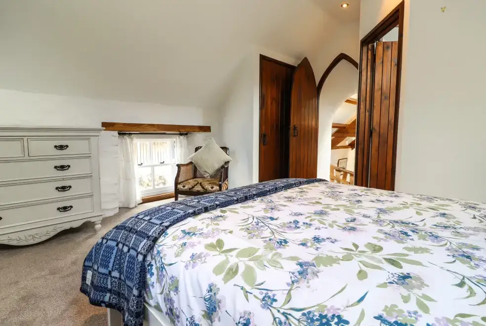 Bedroom at Y Felin at Coed Cadw