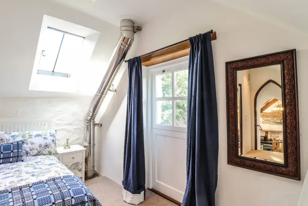 Bedroom at Y Felin at Coed Cadw