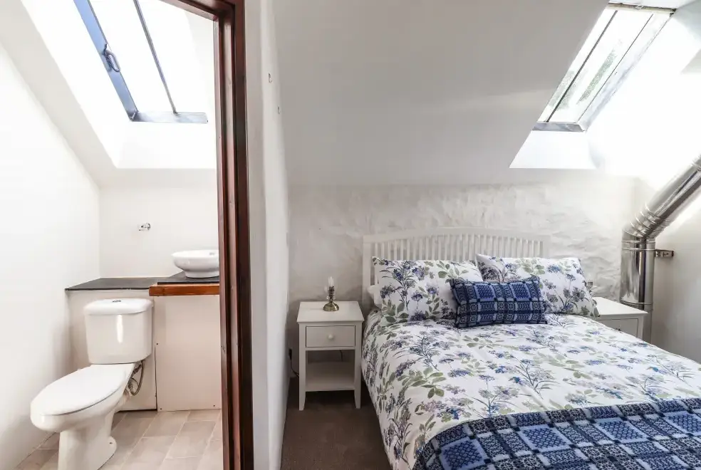 Bedroom at Y Felin at Coed Cadw