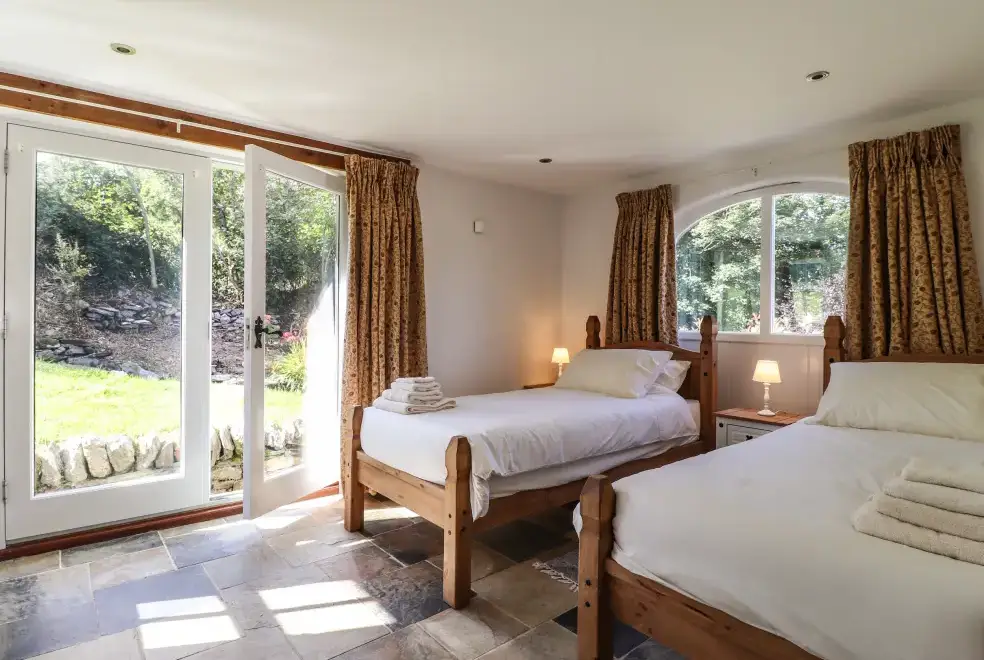 Bedroom at Y Felin at Coed Cadw