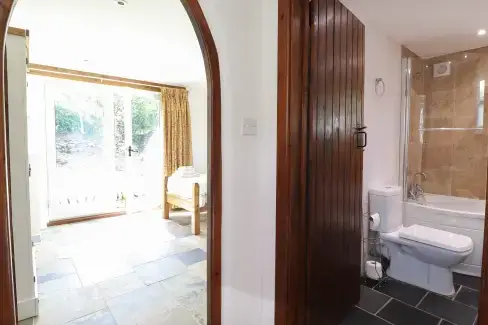 Family bathroom at Y Felin at Coed Cadw, Pembrokeshire