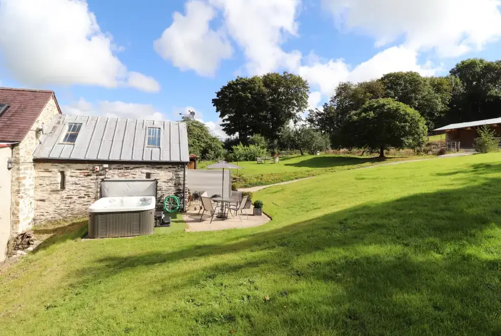 Countryside views at Y Felin at Coed Cadw