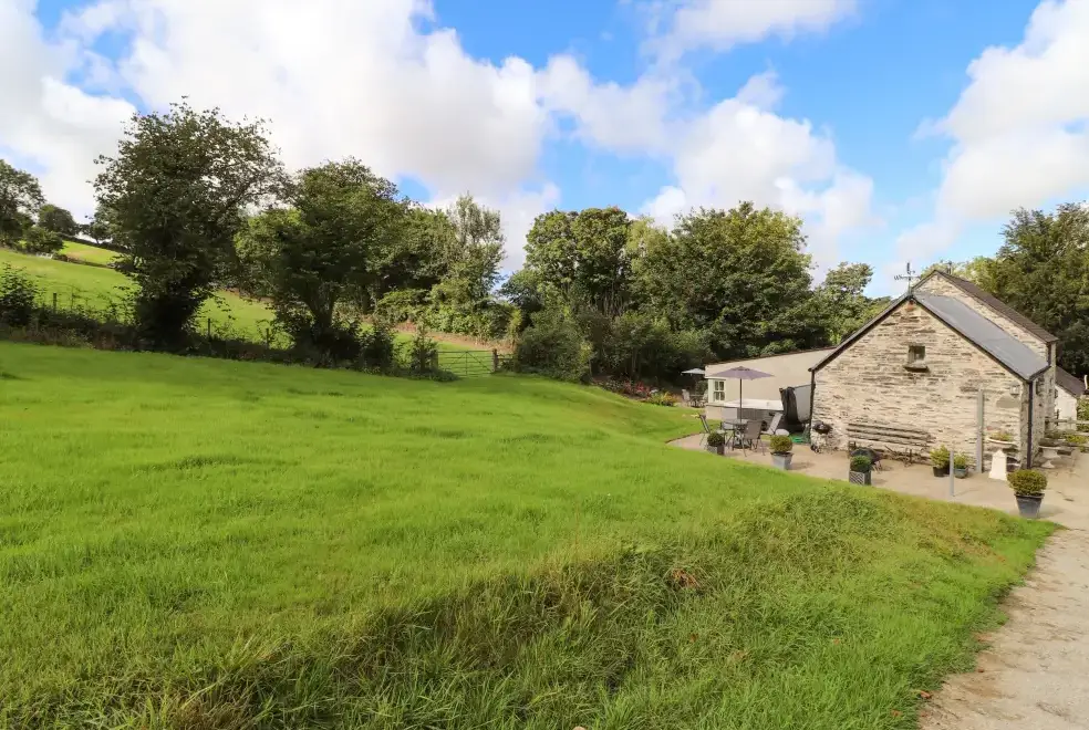 Countryside near Y Felin at Coed Cadw