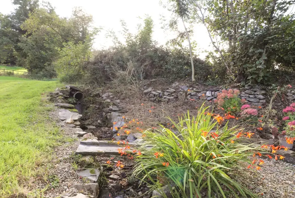 Garden at Y Felin at Coed Cadw