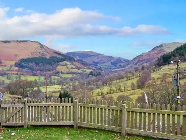 Countryside views at Y Sgubor Holiday Barn