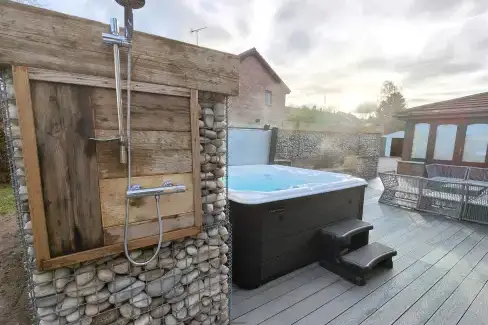 Private Hot Tub at Yewtree House, Cumbria