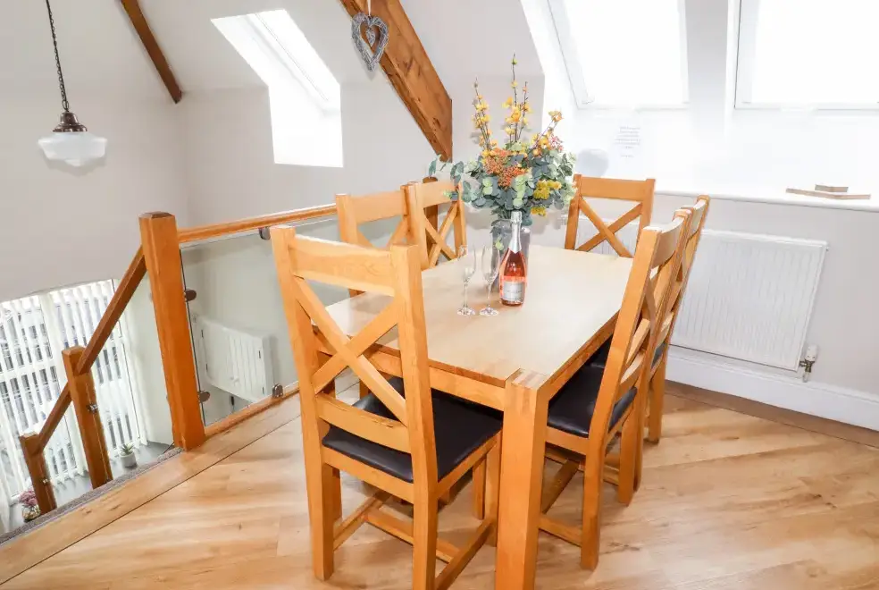 Dining room at Yr Hen Festri Unique Holiday House