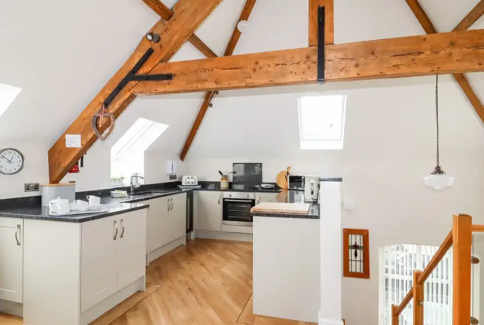 Kitchen/diner at Yr Hen Festri Unique Holiday House
