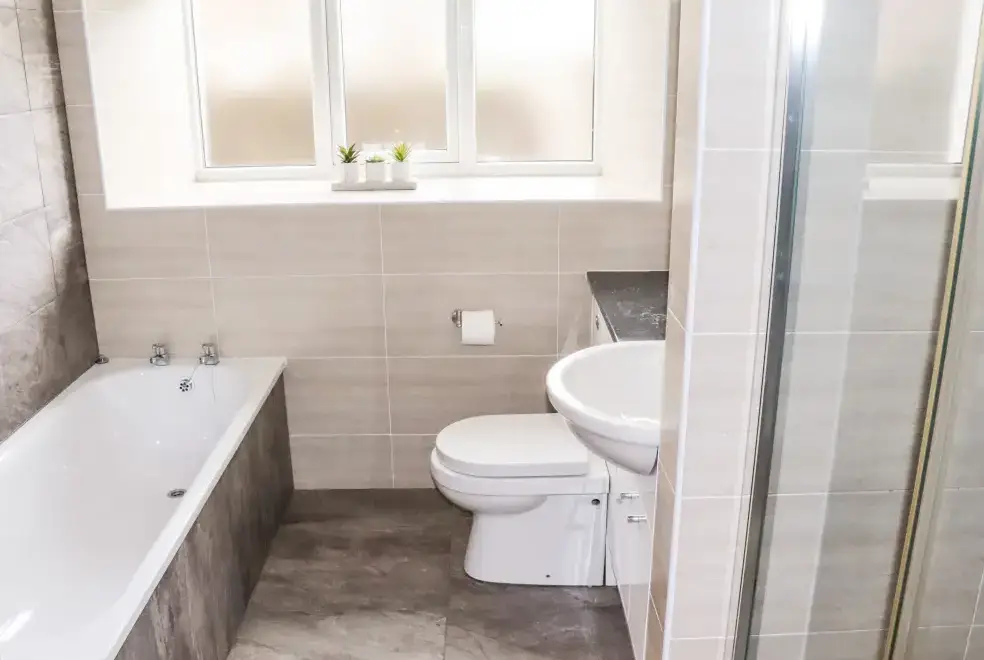 Family bathroom at Yr Hen Festri Unique Holiday House