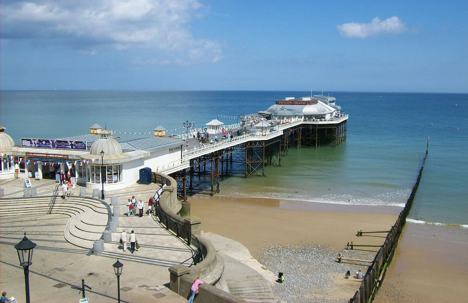 Cromer pier and beach in Norfolk
