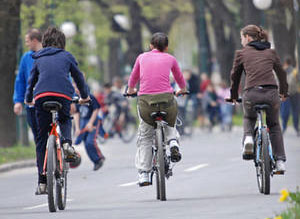Cycling, great fun on a cottage break