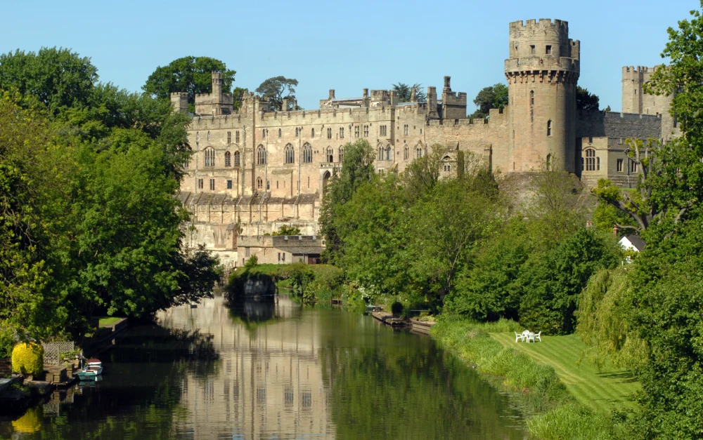 Warwick Castle from the river