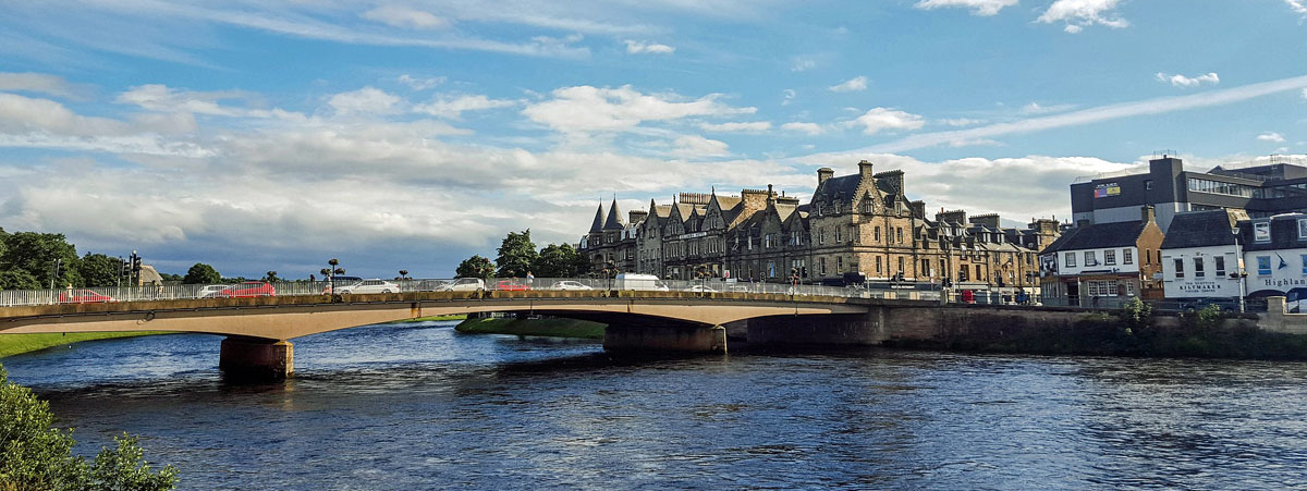 Inverness in the Scottish Highlands
