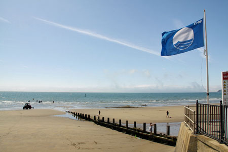 Blue flag beach Isle of Wight, Yaverland