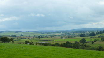 Breathtaking countryside in Northumberland National Park