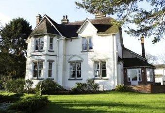 Large country house with gardens Powys