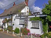 thatched cottages