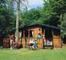 log cabins, pine lodges