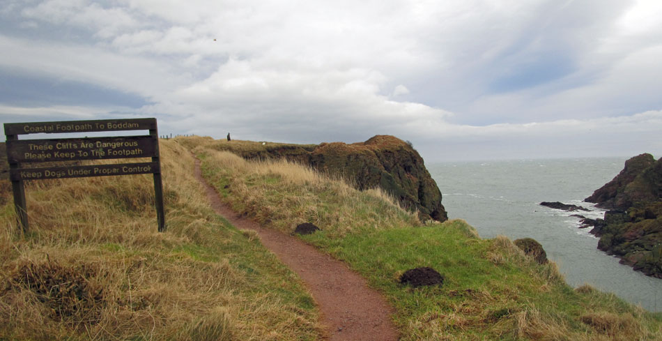 Sit and watch the sunset near your holiday cottage at the bullers of buchan